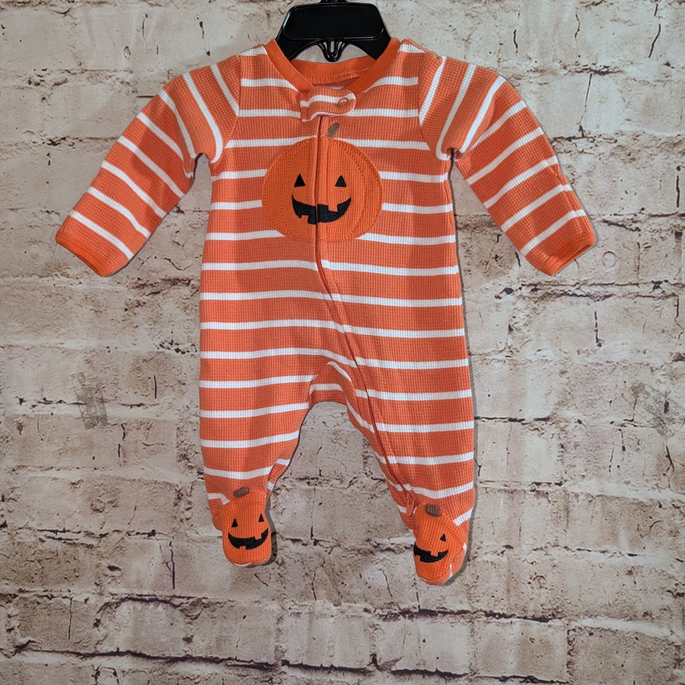 ♥️Carter's Newborn Pumpkin Sleeper , Fold Over Mittens